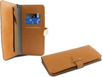 Ksix Universele beschermhoes voor smartphone, halfstijf, oranje