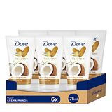 Dove Nourishing Secrets Handcrème met kokosolie en amandelmelk voor de droge huid, 6 x 75 ml