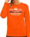 Bellatio Decorations Koningsdag sweater voor dames - oranje - katoen - Vrouwen - Volwassenen - Machinewas 30 °C