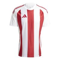 adidas heren Striped 24 Jersey Shirt, white/team power red 2, XS