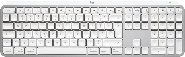 Logitech MX Keys S for Mac - Wireless Keyboard - US International - White