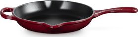 Le Creuset Gietijzeren Ronde Skillet - Rhône - 23 cm - Donkerrood