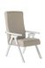 Stoel ESSEGI SRL Fiammta Relax Stoel Wit Gelakt Hout Stof Touw Afneembaar