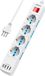 Multiprise avec 4 prises - Multiprise avec 4 ports USB et interrupteur - Blanc