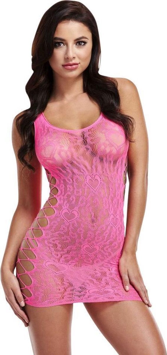 Lapdance Lapdance jurk sexy luipaard, roze, eenheidsmaat 80 g