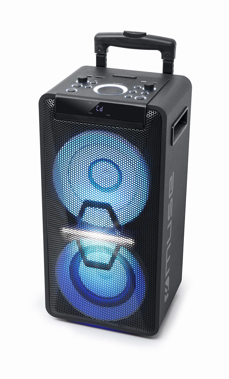 Muse Electronics Muse M-1920DJ Party Bluetooth DJ speaker met CD-speler (300W) - Zwart