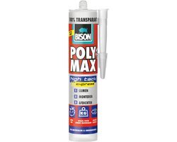 Bison polymax high tack express transparant - 300 gram