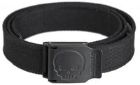Mil-Tec Broekriem - Skull - Schedel - Zwart - Unisex - Katoen - 130 cm