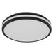 Osram ORBIS Caleb LED Plafondlamp 295mm, 16W, 3000K warm wit, Zwart, Metaal met Kunststof ring, IP20