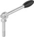 ProPlus Kantelbare spindel voor 48 mm neuswielklem - Gegalvaniseerd ijzer - M12