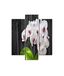 Homemania Wandafbeelding, 3 stuks, natuur, voor woonkamer, slaapkamer, meerkleurig, 57 x 0,3 x 60 cm, HM203MDF193, MDF