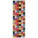 vidaXL - Tapijt - Runner - LESAKA - kleurrijk - 80 x 300 cm - Diamantvelvet