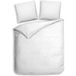 FACE-2-FACE Parure de lit (blanc, 200 x 220 cm + 2x 80 x 80 cm)