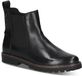 Caprice Dames Chelseaboot 9-25412-45 022 G-breedte Zwart Gestructureerd Leer/Textiel Maat 39 EU