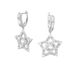 Swarovski Dames Oorknoppen Metaal Zilverkleurig