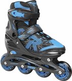 Roces Jokey 3.0 Kids Inline Skates - Zwart/Blauw - Maat 26-29
