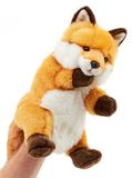 Uni-Toys - Handpop rode vos klassiek - 28 cm