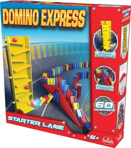 Goliath Domino Express Starter Lane - Bouwset | 62 Onderdelen | Vanaf 3 Jaar