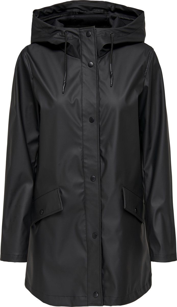 ONLY ONLELISA RAINCOAT OTW Women's Jacket - Size S - Black