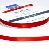Vaessen Creative Satijnlint Dubbel 6mm Klaproosrood