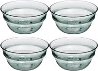 Secret de Gourmet - 10x Kommetjes/Schaaltjes - Kunststof - Transparant - 13 cm