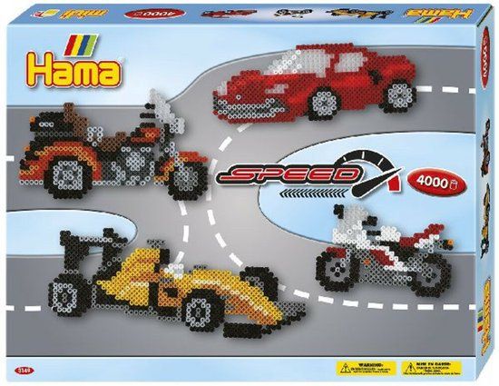 Hama Strijkkralen Auto's - 4000 stuks - Multi colour