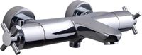 Wiesbaden Cross Thermostatische Badmengkraan 15 cm - Chroom