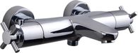 Wiesbaden Cross Thermostatische Badmengkraan 15 cm - Chroom