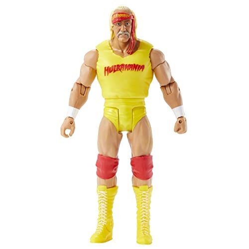 WWE HDD80 - WrestleMania Hulk Hogan Actie Figuur, 15cm bewegende collectible, Toy Gift voor kinderen en fans leeftijden 6 +