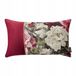 Room99 Housse de coussin décorative Blossom 30x50cm velours bordeaux