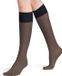 FALKE Pure Matt 20 DEN Kniekousen Dames Blauw - Maat 39-42