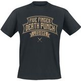Five Finger Death Punch T-shirt - Knuckles Legions - S tot 5XL - voor Mannen - zwart