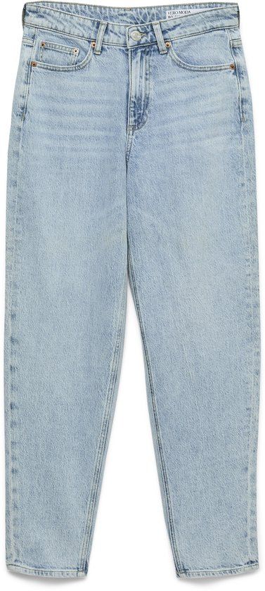 VERO MODA VMTESSA High Waist Mom Jeans - Light Blue