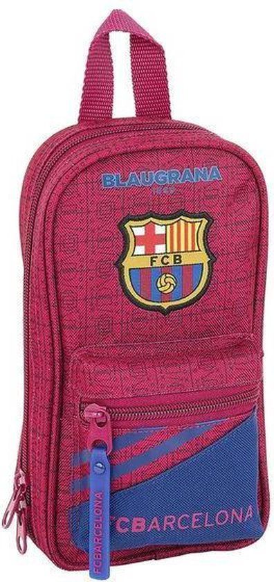 F.C. Barcelona Etui - Kastanjebruin, Marineblauw (12 x 23 x 5 cm: 5 L)