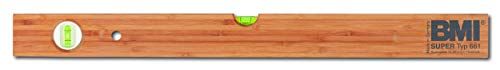 BMI 661100 Spirit Level 100 cm Hardwood, Brown