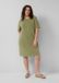 s.Oliver Robe à manches longues et col rond - Vert olive