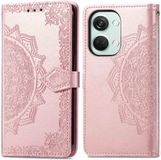 iMoshion Hoesje OnePlus Nord 3 - Mandala Bookcase - Rosé Goud