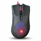 N.B. Kleurrijke gamingmuis, bekabelde muizen, compatibel voor bloedige A90 4000DPI USB optische games muis glans bedrade muizen USB (2.0/3.0)