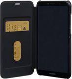 Bigben Connected, Hoesje geschikt voor Huawei Y6 2018 - Folio Anti-Shock met Geïntegreerde Kaarthouder, Zwart
