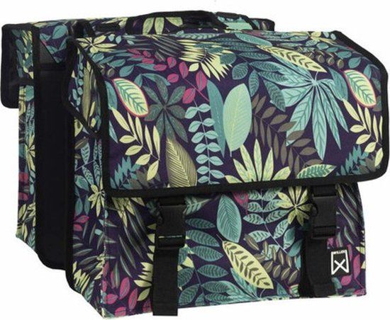 Willex Fietstas City Forest Dubbel - 34L - Groen