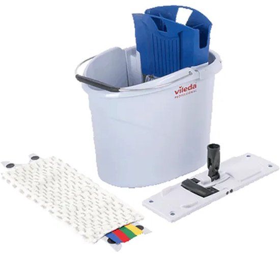 Vileda UltraSpeed Mini Starterkit – Professioneel Dweilsysteem – 10 Liter