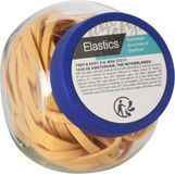 free&easy Elastiekjes 50 gram in glazen potje