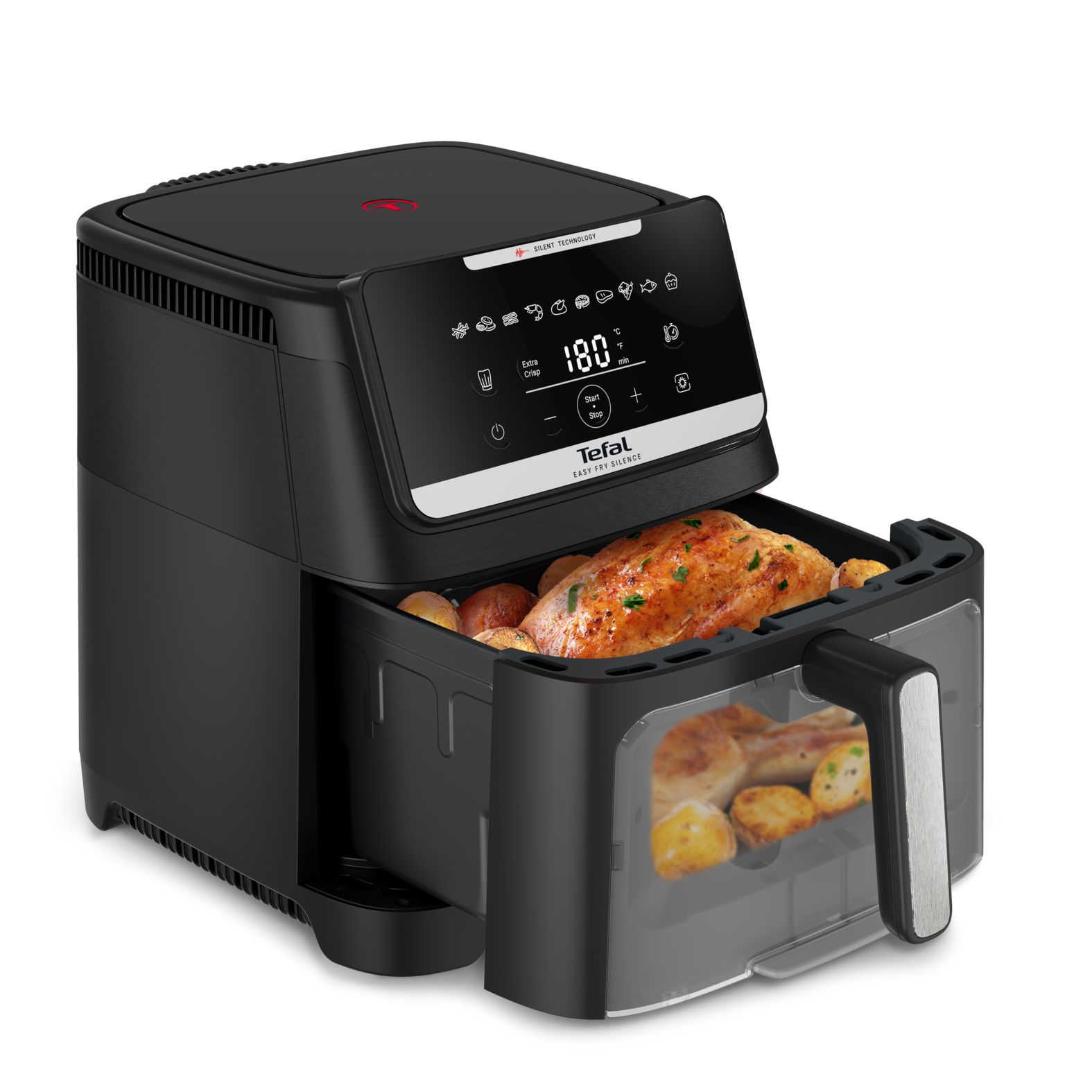 Tefal Ey8468 Easy Fry Silence Xxl 7l Airfryer