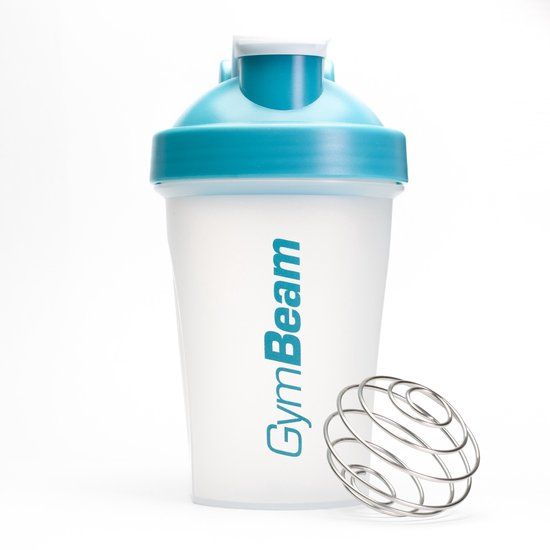 GymBeam Shaker Blend Fles transparant-blauw 400 ml