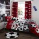 Football Red Set Dekbedovertrek 200x200 + 2 (50x80)