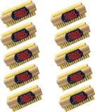 Synx Tools Nagelborstel hout set van 10 stuks