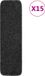 vidaXL Trapmatten 15 st anti-slip rechthoekig 75x20 cm antracietkleur