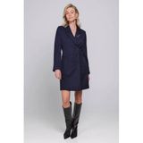 Accentil Blazerjurk met Krijtstreep - Donkerblauw