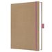 Sigel Jolie notitieboek - A5 - Kraft Pure Pink - Blanco pagina's