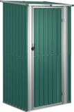 Maison de jardin Vert 118,5x97x209,5 cm Acier Galvanisé